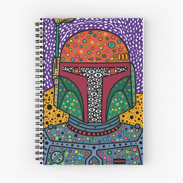 Item preview, Boba Fett — Star Wars Dotwork Pop Art | Pointillist Cosmic Portrait designed and sold by  Ojo de Lilith.