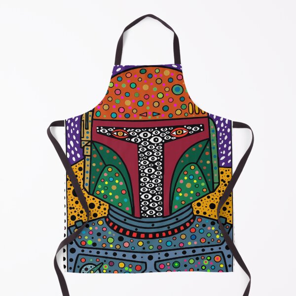 Item preview, Boba Fett — Star Wars Dotwork Pop Art | Pointillist Cosmic Portrait designed and sold by Ojo de Lilith.