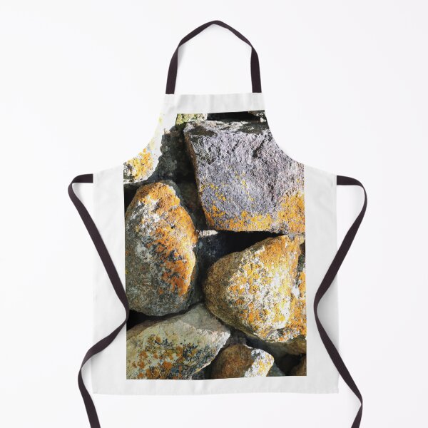 Item preview, Orange Lichen Rock Texture Abstract Nature Background Rustic Wall Art Design designed and sold by onubi.