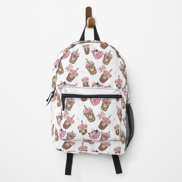Item preview, Cute Iced Coffee Kawaii Pattern – Girly Pink Latte & Boba Aesthetic designed and sold by Vibe Candy studio..