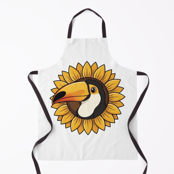 Item preview, Tropical Toucan Bird in Yellow Sunflower designed and sold by k3rstman1.
