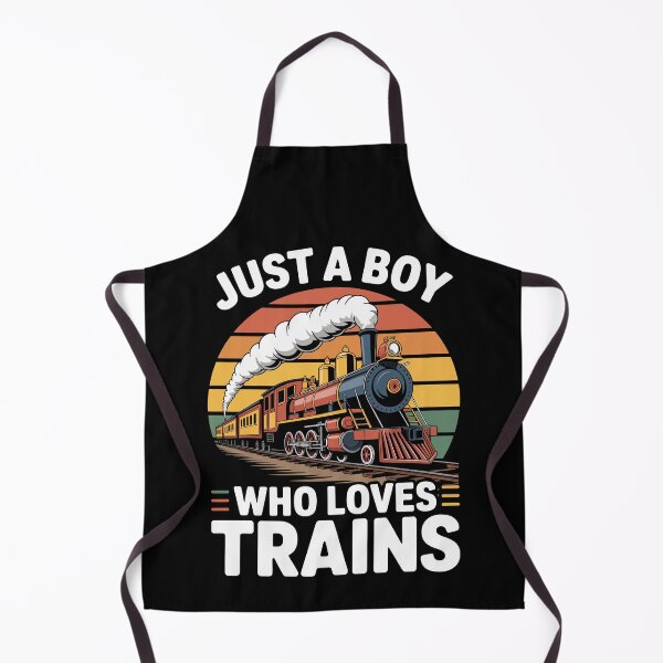 Item preview, Just a BOY Who Loves Trains designed and sold by jkrphoto.