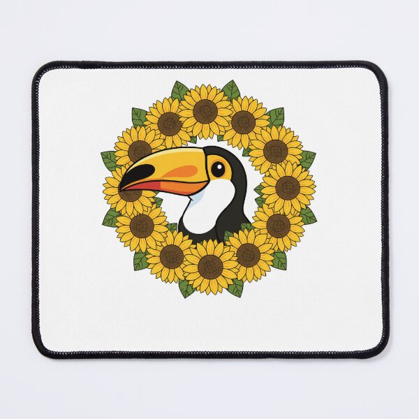Item preview, Tropical Toucan Sunflower Wreath designed and sold by k3rstman1.
