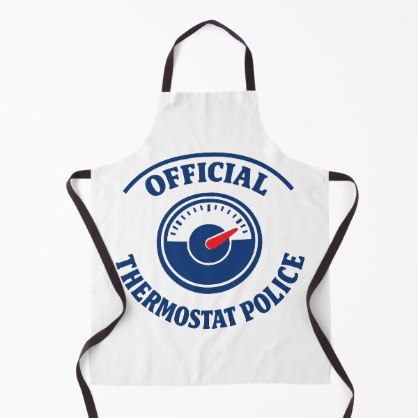 Item preview, Official Thermostat Police Badge Design With Red Dial designed and sold by FunFitLife Studio.