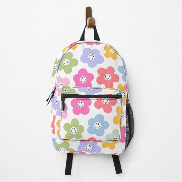 Item preview, Kawaii Smiley Face Flower Seamless Pattern designed and sold by Zaya_art.