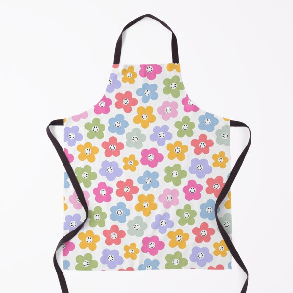 Item preview, Kawaii Smiley Face Flower Seamless Pattern designed and sold by Zaya_art.