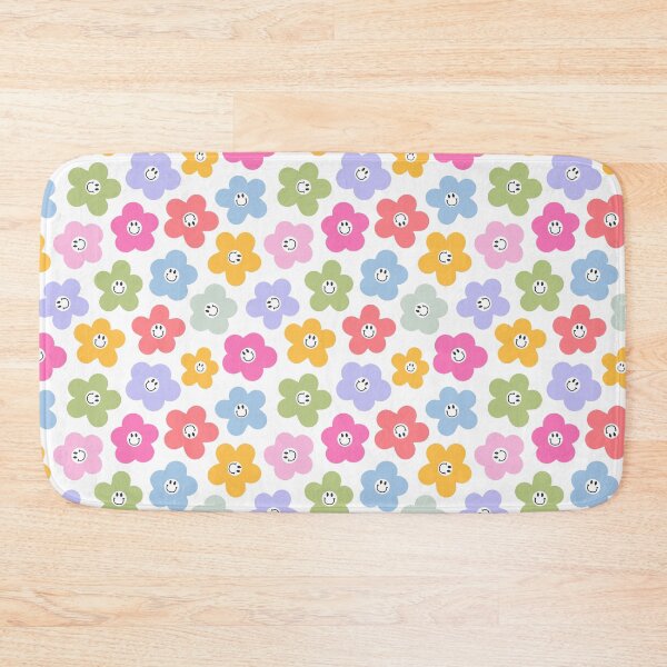 Item preview, Kawaii Smiley Face Flower Seamless Pattern designed and sold by Zaya_art.