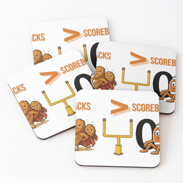 Item preview, Snacks Scoreboard Superhero Wings Cartoon designed and sold by ThatFootball12.