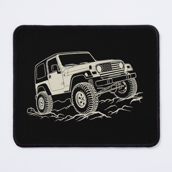 Item preview, Wrangler TJ Patriotic Crawler Off-Road 4x4 American Flag Design designed and sold by Off-Road-Zone.