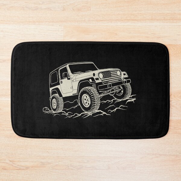 Item preview, Wrangler TJ Patriotic Crawler Off-Road 4x4 American Flag Design designed and sold by Off-Road-Zone.