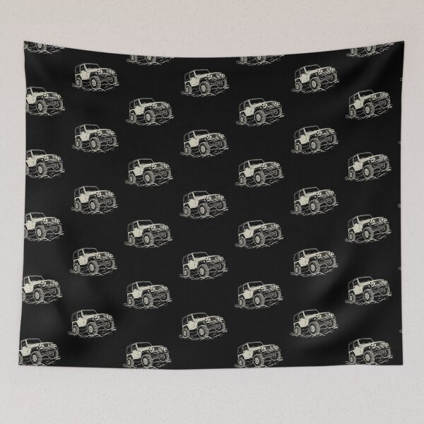 Item preview, Wrangler TJ Patriotic Crawler Off-Road 4x4 American Flag Design designed and sold by Off-Road-Zone.