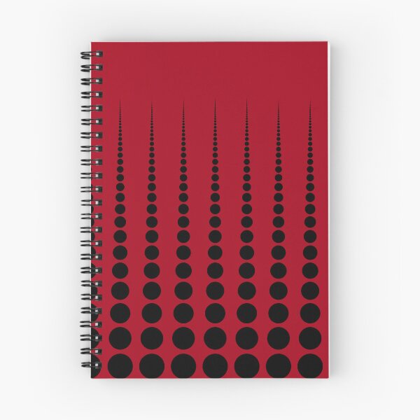 Item preview, Abstract Black Polka dots on Red designed and sold by POLKAIWERX.