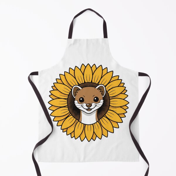 Item preview, Cute Weasel Sunflower Cartoon Floral Animal designed and sold by k3rstman1.