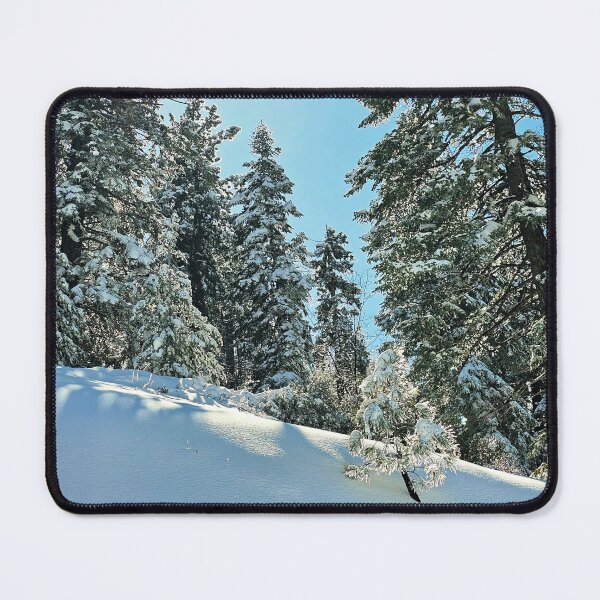 Item preview, Sunlit Snow Forest – Peaceful Winter Landscape Photography designed and sold by heyitsmeraya.