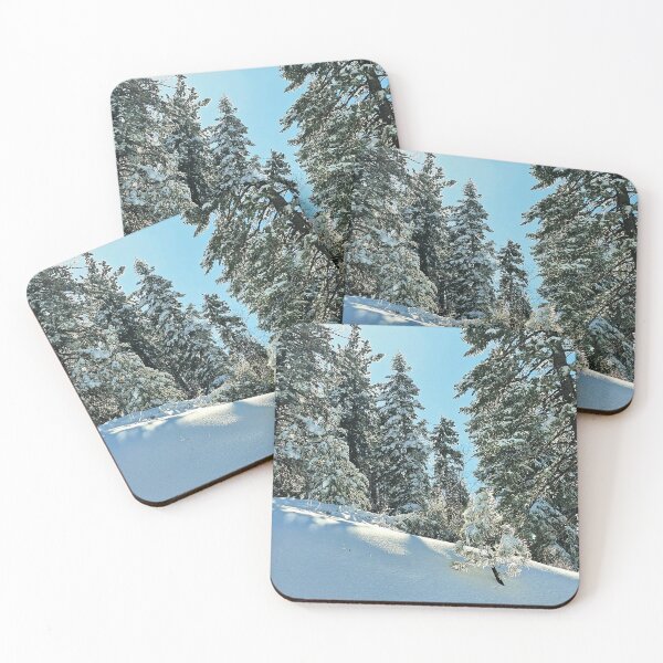 Item preview, Sunlit Snow Forest – Peaceful Winter Landscape Photography designed and sold by heyitsmeraya.