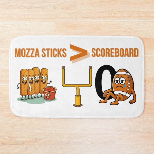 Item preview, Mozzarella Sticks Scoreboard Cartoon designed and sold by ThatFootball12.