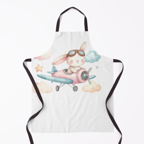 Item preview, Cute Bunny Airplane Nursery Illustration designed and sold by Rutvain.