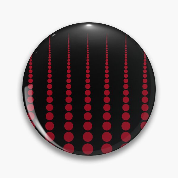 Item preview, Abstract Red Polka dots  on Black  designed and sold by POLKAIWERX.