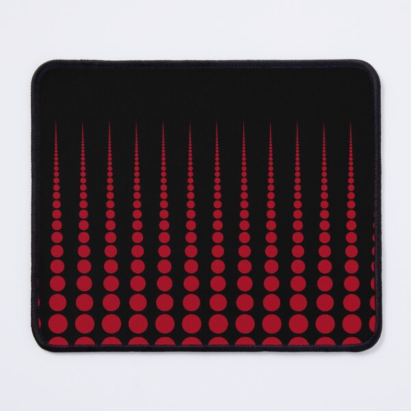 Item preview, Abstract Red Polka dots  on Black  designed and sold by POLKAIWERX.