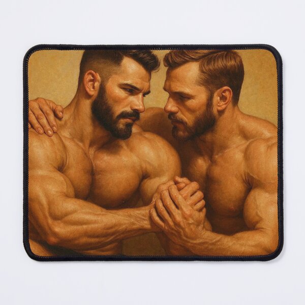 Item preview, Vintage 1950s You and Me Hyperrealism Wrestlers designed and sold by ItsAKinkThing.