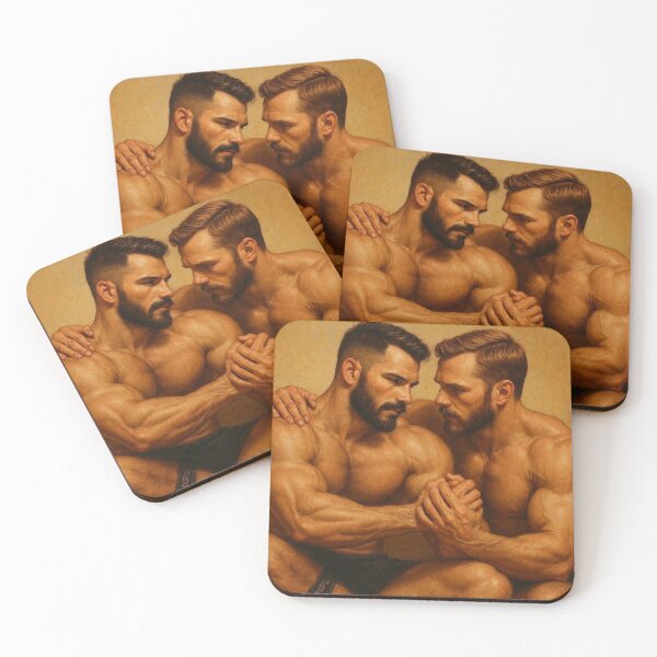 Item preview, Vintage 1950s You and Me Hyperrealism Wrestlers designed and sold by ItsAKinkThing.