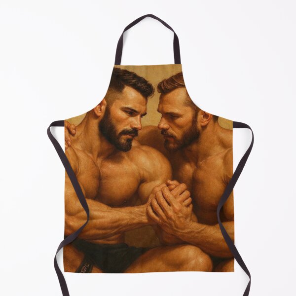 Item preview, Vintage 1950s You and Me Hyperrealism Wrestlers designed and sold by ItsAKinkThing.