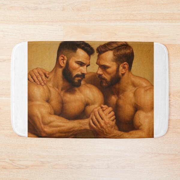 Item preview, Vintage 1950s You and Me Hyperrealism Wrestlers designed and sold by ItsAKinkThing.