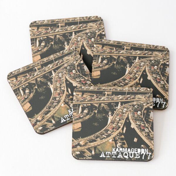 Aperçu de l'œuvre Attaque 77 - Karmagedón album 2007 créée et vendue par CreepyApparel.