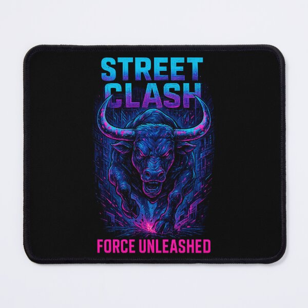 Item preview, Cyberpunk Charging Bull Street Art designed and sold by SholoStudio.