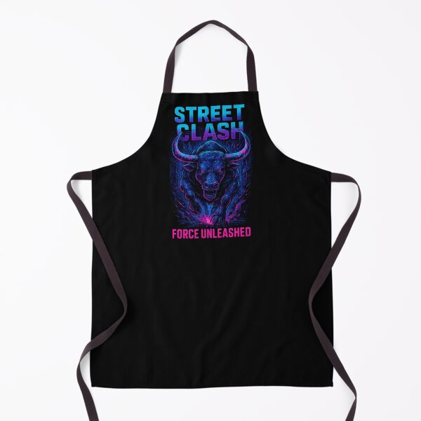Item preview, Cyberpunk Charging Bull Street Art designed and sold by SholoStudio.