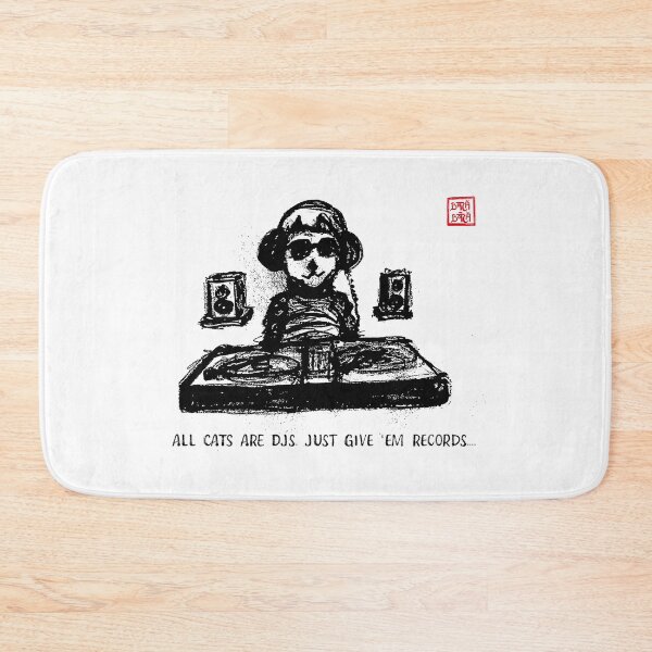 Item preview, All Cats are DJs designed and sold by Botchy-Botchy.