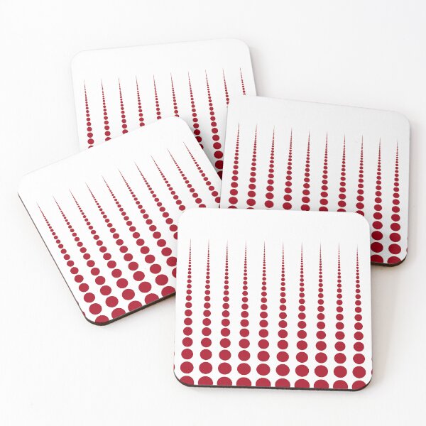 Item preview, Abstract Red Polka dots on White designed and sold by POLKAIWERX.