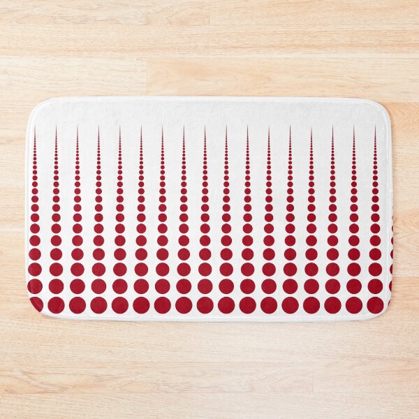 Item preview, Abstract Red Polka dots on White designed and sold by POLKAIWERX.