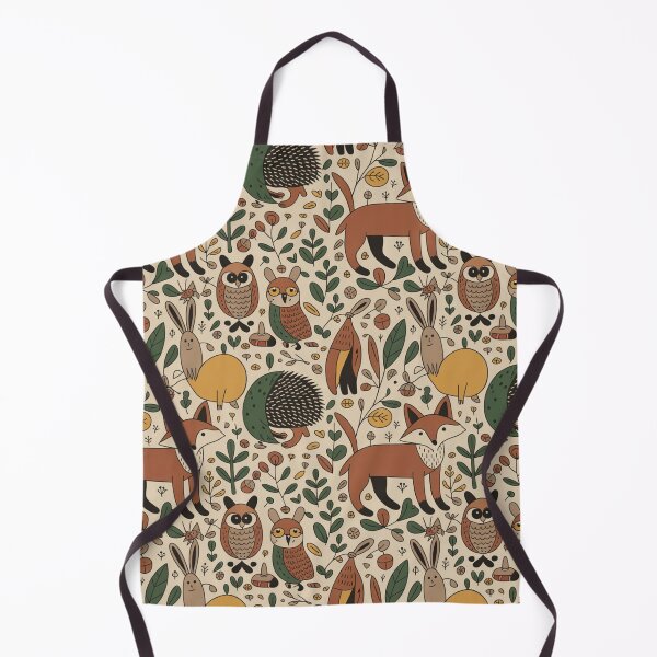 Item preview, Forest Animals Seamless Pattern – Fox, Owl, Hedgehog & Bunny designed and sold by Midnight Veil Designs.