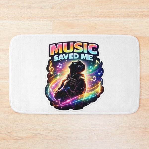 Item preview, Music Saved Me Neon Cosmos designed and sold by lorand-designs.