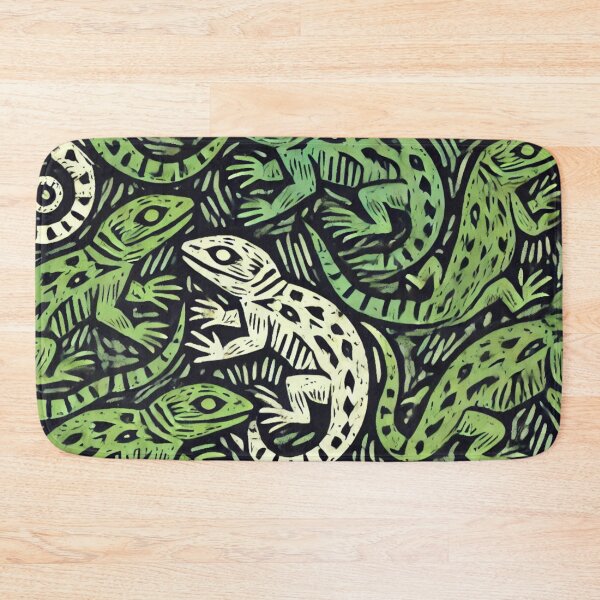 Item preview, Neon Tree Frog Pattern on Black – Tropical Frog  designed and sold by TEEJAMBOREE.