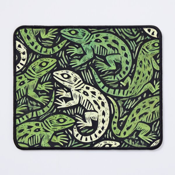 Item preview, Neon Tree Frog Pattern on Black – Tropical Frog designed and sold by TEEJAMBOREE.