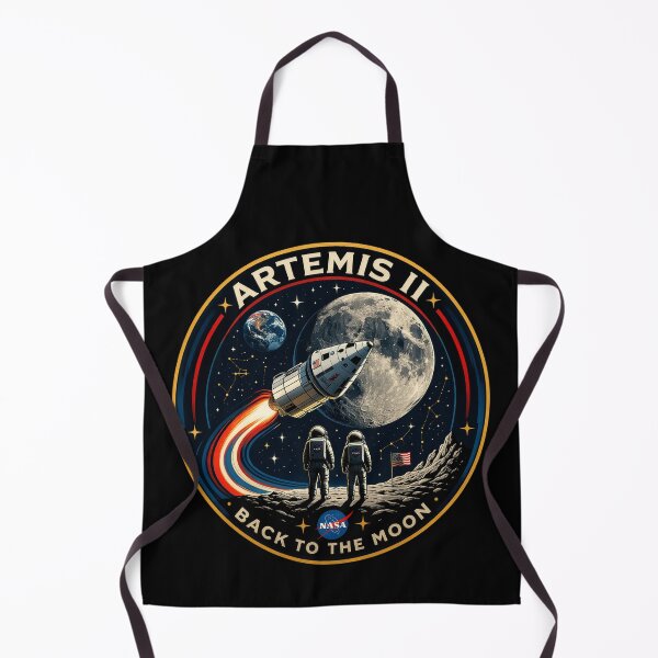 Item preview, Artemis II NASA Mission Patch Style – Back to the Moon Retro Space Badge Design designed and sold by Kate1art.