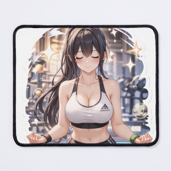 Item preview, Cute Anime Sport Gym Girl Waifu  designed and sold by Ericks0087.
