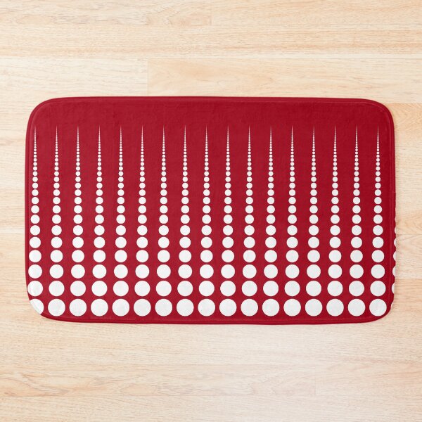 Item preview, Abstract White Polka dots on Red designed and sold by POLKAIWERX.