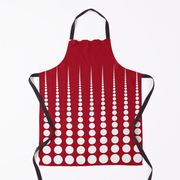 Item preview, Abstract White Polka dots on Red designed and sold by POLKAIWERX.