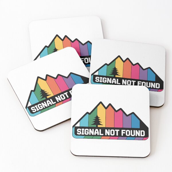 Item preview, Signal Not Found Mountain Nature Digital Detox designed and sold by PixelWaveBD.