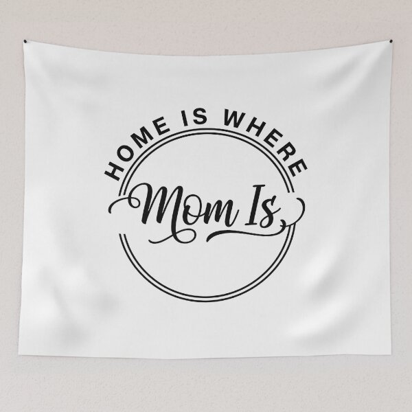 Item preview, Heart of the Household: Home Is Where Mom Is designed and sold by RoseVathRam.