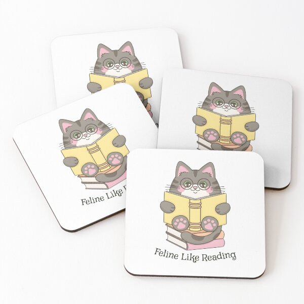 Item preview, Feline Like Reading - Cute Kawaii Cat Bookworm Aesthetic designed and sold by haitrieuic96.