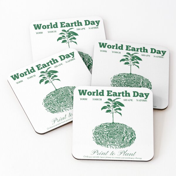 Item preview, World Earth Day Your Touch Shape Nature designed and sold by DJava-ArtO.