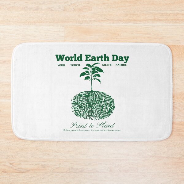 Item preview, World Earth Day Your Touch Shape Nature designed and sold by DJava-ArtO.