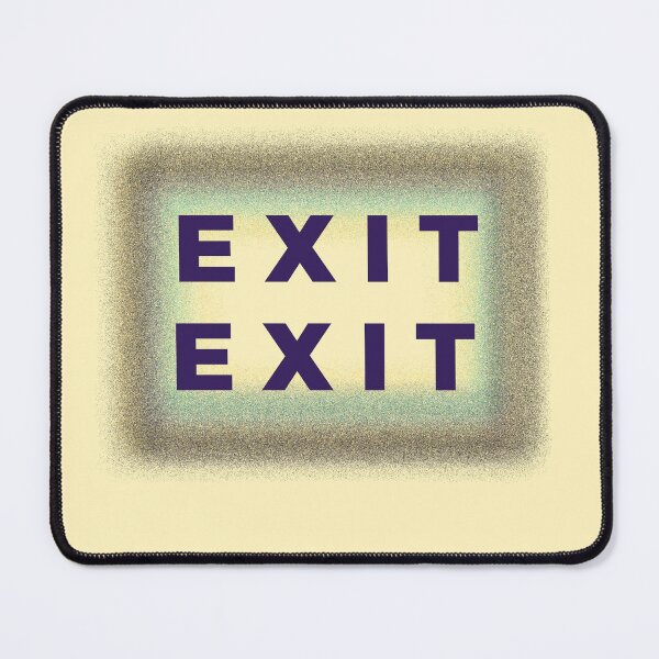 Item preview, Modern Minimalist EXIT EXIT Typography Art designed and sold by SahmatArt.