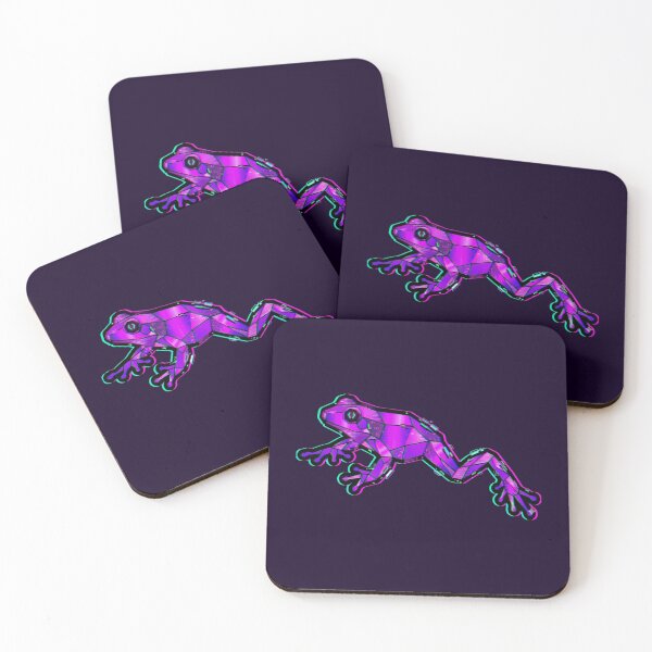 Item preview, Purple Futuristic Frog – Synthwave Illustration for Retro-Futuristic Art Fans designed and sold by bsbd-action.