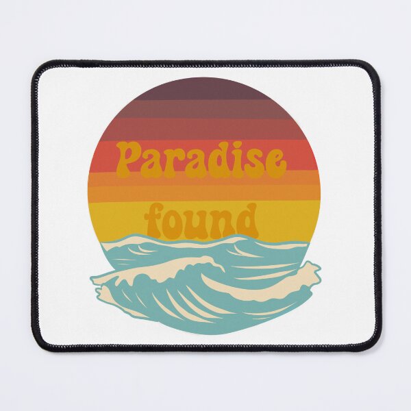 Item preview, Paradise Found Retro Sunset Wave Design designed and sold by CharmingArt23.