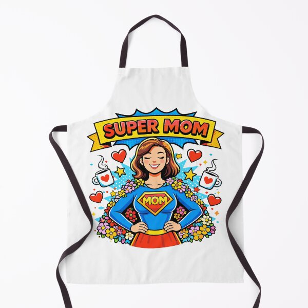 Item preview, Super Mom: The Floral Superheroine designed and sold by RoseVathRam.